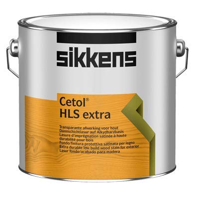Sikkens Cetol HLS extra 2,5 ltr Gebinde, 009 Eiche dunkel Holzlasur | Wetterschutz für außen | Profi Holzschutz-Lasur