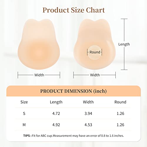 Nipple Covers Ultra Invisible Nipple Petals Strapless Sticky Petals Nipple Covers Reusable Sticky Push Up Bra For Breast Lift Silicone Breast Lifting Petals Invisible Lifting Bra For Women #TOP4