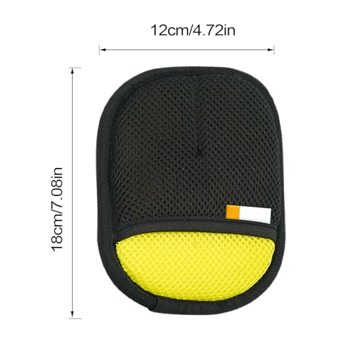Opdestn Fellmagnet Handschuh, Pet Hair Remover Glove, 18x12cm Handschuhe zur statischen Entfernung von Tierhaaren, Wiederverwendbare Antistatische Handschuhe Doppelseitige für Katzen und Hunde