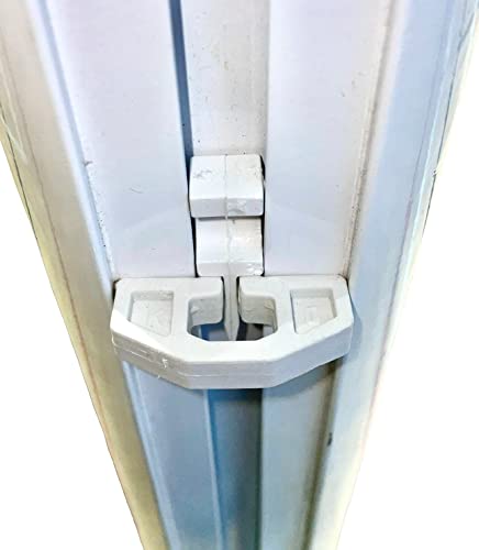 Soccer Goal Net Hook Locking System, for Aluminium Goals, Twist Fit Goal Net Hooks, 50 Hooks Plus 50 Locking Clips