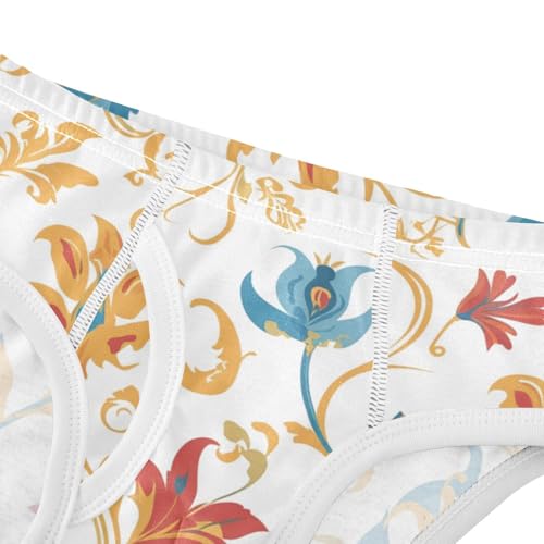 KLL Fleur De Lys Pattern Boys Toddler Cotton Briefs Underwear Breathable Children Panties4
