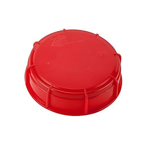 Dynalon 405564-0010, Screw Closure Solid Red PP (Pack of 37 pcs)