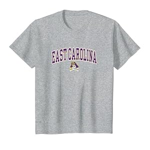Kids East Carolina Pirates Arch Over Officially Licensed Gray T-Shirt