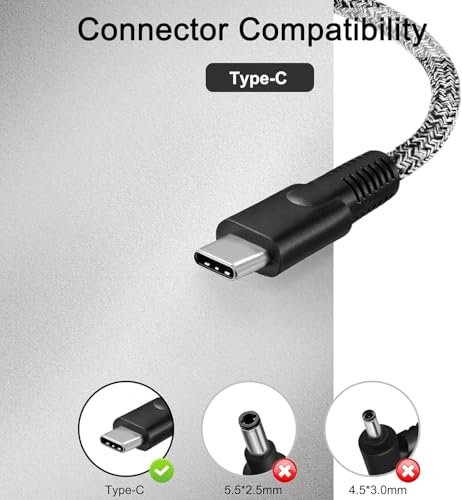 Chargeur USB C 100W pour HP Spectre Fold 17 x360 Pavilion Plus 14 – vue 2