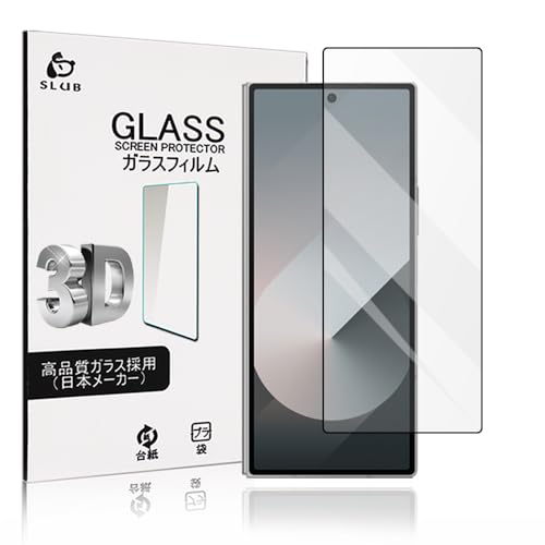 SLuB Galaxy Z Fold6 フィルム クリア For Galaxy Z Fold6 SC-55E docomo 強化ガラスフィルム 3D全面保護 Galaxy Z Fold6 SCG28 au 液晶保護フィルム 画面保護シート 0.3mm超薄