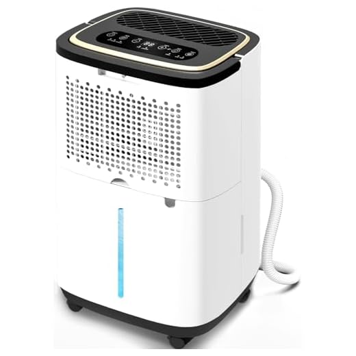 Nexaro 5000 Sq. Ft. Dehumidifier for Basement, Update 50 Pint Quiet Dehumidifiers for Home with Drain Hose, Smart Humidity Control, 24H Timer & Child Lock, Ideal for Large Rooms, Bedroom, Garage