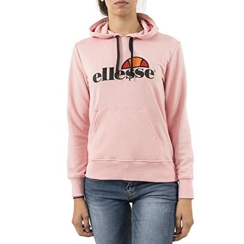 ellesse Eh F Hoodie Capuche Bicolore Rose, Sweat-Shirt - S