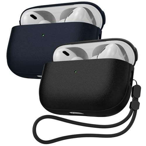 Coque AirPods Pro 3 antichoc en simili cuir marine protection complète