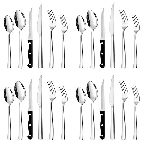 24-Piece Silver-Plated Flatware Set