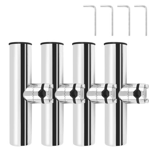 RAKU bhz_[ Dp SUS316XeX Nv Dƒu 360°px Kтɂ JǍD tȒP PVCV[gt oCN (4Zbg, 16~25mm)