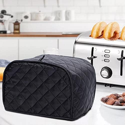 2 Slice Toaster Cover | Bread Toaster Protectors | Washable Quilted Kitchen Appliance Fingerprint And Greasy Protection Anti-Sputtering And Dustproof Machine Women Gift 11.5x8x8 in