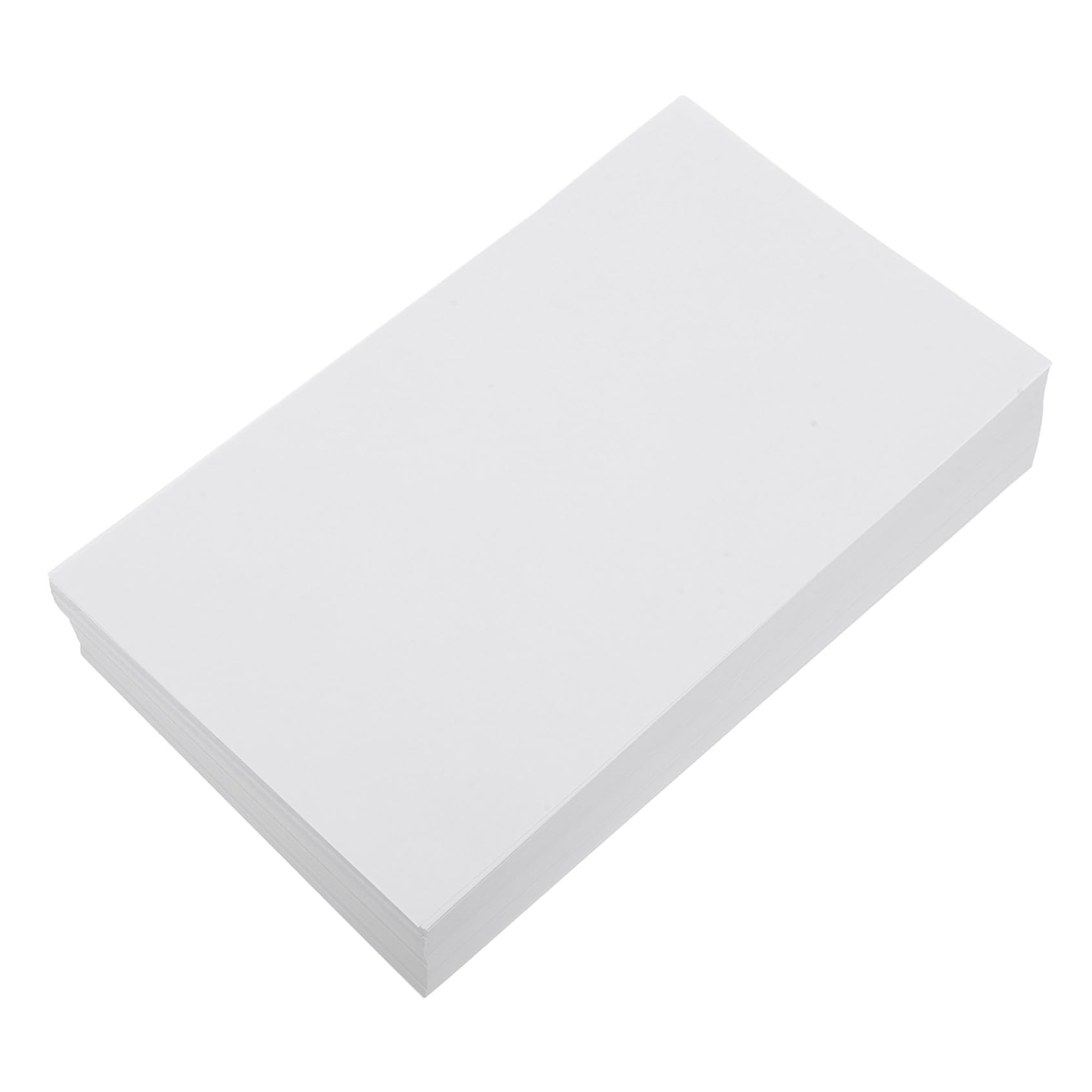 ifundom 500 Blatt Doppelseitiges Druckerpapier Din 240x140mm 70 G/m² Weißes Multifunktionspapier für Drucken Kopieren und Basteln Vielseitiges Selbstgemacht Papier für Büro und Schule
