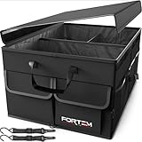 organizador maletero audi a3 Plegable y con tapa extraíble – Puedes mover la caja de maletero de coche al asiento trasero, delantero o central de tu vehículo, porque puedes plegarlo para dejar un solo compartimento. La tapa extraíble y plegable mantiene tus cosas ocultas para mayor seguridad.