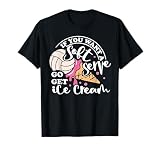 If You Want a Soft Serve Go Get Ice Cream, Cute Volleyball T-Shirt
