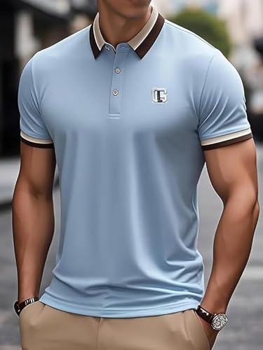 Image of POSHAX Men Polo Shirt|Cotton Blend|Regular Fit