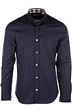 burberry hemd kinder  Burberry Herrenhemd Hemd Herren Langarm Langarmhemd blu EU M (UK 38) 3991157 1