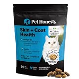 Pet Honesty Vet Backed Skin & Coat Cat Vitamins, Chicken, 90-Day Supply