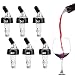 Produktbild ACOMTUO 6 Stück Flaschenausgießer, Schnapsspender 2cl/4cl, Schnaps Ausgießer, Dosierausgießer Bar, Ausgießer für Ölflaschen pour Spouts Dosierer für Wein Schnaps Cocktails Öl