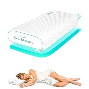 Oreiller Ergonomique Cervical Orthopédique Réglable Semi-Rigide – pour Dormir sur Le Côté Et sur Le Dos – Taille Standard 70×35 – Oreiller en Mousse À Mémoire De Forme – Anti Ronflement