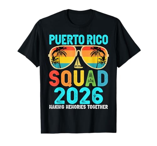 Puerto Rico Squad 2026 Vacation Friend Family Matching Group T-Shirt