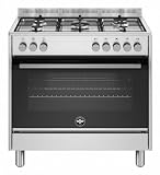 Bertazzoni La Germania Futura FTR965EXV/24 cucina Elettrico Gas Nero, Acciaio inox A