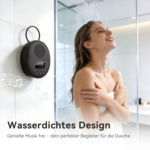 AGPTEK Duschradio Bluetooth 5.4 Badradio