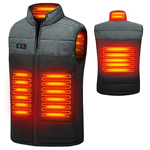 Chaleco calentado para hombre que elimina el frío corporal con ropa lavable USB