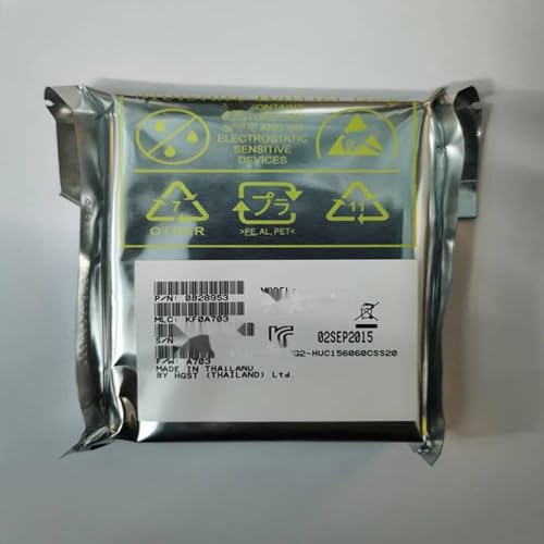 HDD für Hgst 600 GB, 2,5 Zoll SAS, 12 Gb/s, 128 MB, 15000 U/min, für interne HDD für Enterprise Class HDD für HUC156060CSS200
