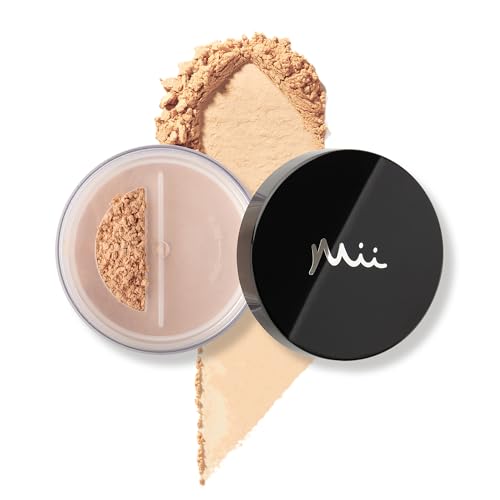 Image of Mii Cosmetics Irresistible Face Base | 100% Pure Mineral Foundation | Award-Winning Face Powder Foundation | Vegan Formula, SPF 30 | Buildable Coverage | Flawless Finish | Precious 03 | 8g