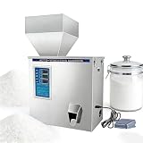 Riempitrice automatica per polveri, controllo touchscreen, pedale e sensore a infrarossi per un dosaggio accurato di latte in polvere, prodotti chimici, erbe, materiali granulari