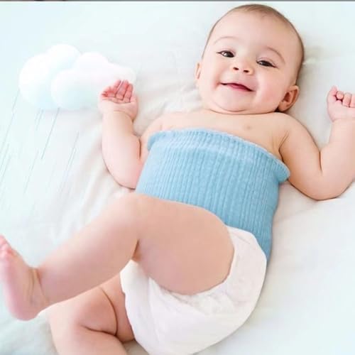 Image of 12PC Belly Button Band Cotton Gtube Covers Belly Protector Wraps Bellies Umbilical Hernias Truss Belt for Baby Toddler Boys Girls