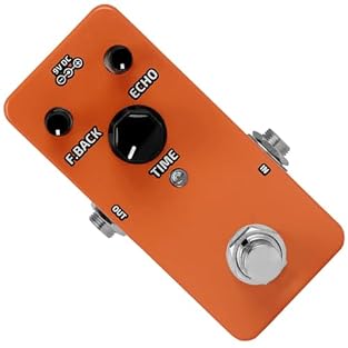 Electric guitar effects:this effect is simple and practical, allowing you to have a pleasant mood while enjoying music,delay guitar pedal Guitar delay:the compact design of the mini effector is convenient for guitarists to carry, to play anytime and ...