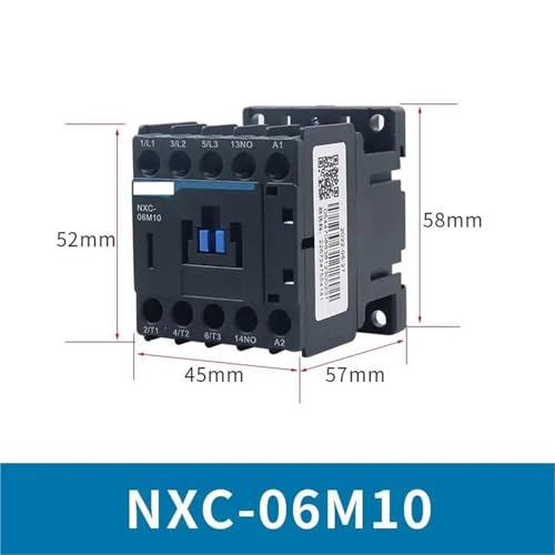 Contacteur NC6-0610 solution contre surchauffe moteur triphasé 6A - 2
