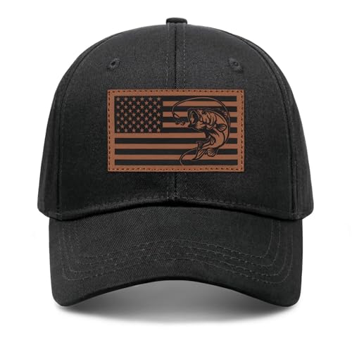 IORTY RTTY Fishing Gifts for Men American Flag Trucker Hat Mens Christmas Birthday Gifts Fishing Hat for Dad Fathers Day