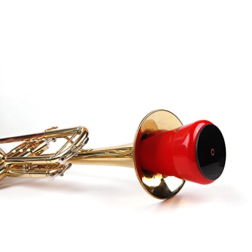 Pampet Lightweight Practice Trumpet Mute Silencer，Trumpet Straight Mute (Red) #TOP3