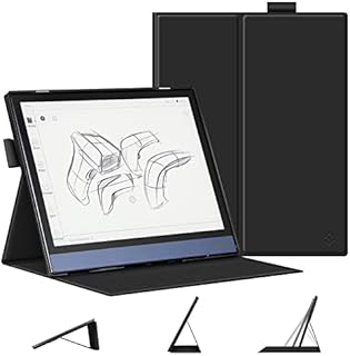 Fintie Folding Case Compatible with BOOX Note Air 2 (2021) & BOOX Note Air 2 Plus (2022) Tablet 10.3 inch - [Flex Stand] Multi-Angle Foldable Stand Cover with Auto Sleep/Wake, Black