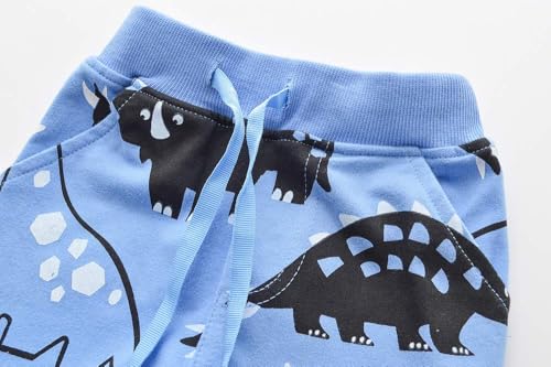 Pantalones de chándal para niños en algodón elástico de deporte cómodo 4