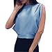 Produktbild Damen Tops Frauen Backless Bogen Verband Ärmellos Lässige Trägershirt Bluse Hemd Sweatshirt Oberteil Shirts