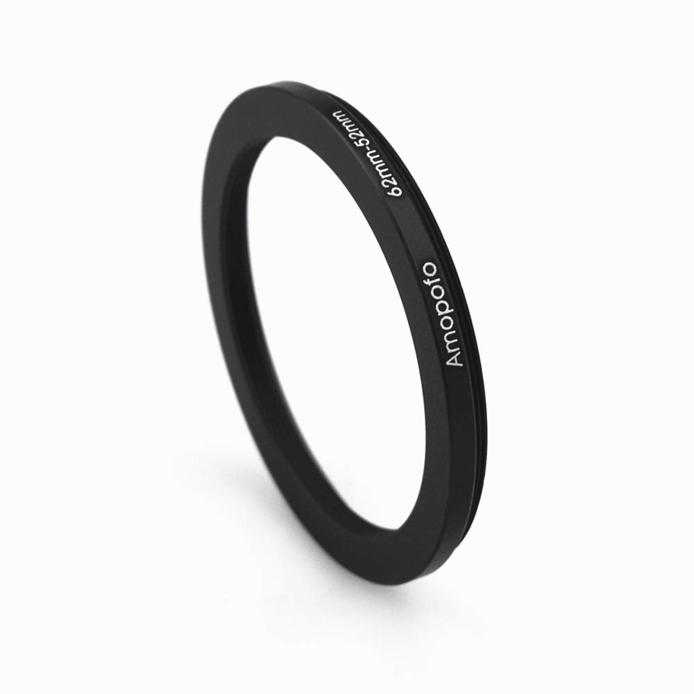 Bague de filtres de 62 mm à 52 mm pour appareils photo UV, ND, CPL, compatible avec tous les objectifs d'appareil photo de 62 mm et accessoires de 52 mm