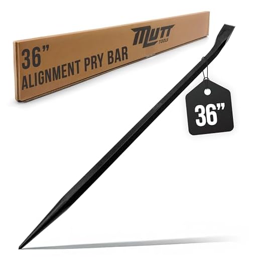 Mutt Tools Heavy Duty Alignment Pry Bar