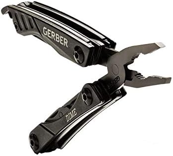 Durable Gerber Dime Compact Multi-Tool, Multi-Pliers, Various Colors Black