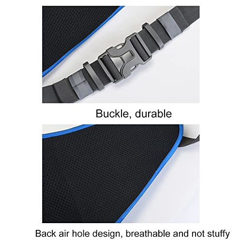 Dojimayisc Sports Hydration Bum Bag with Bottle Holder for Men Women Cycling Hiking Hiking Black black, standard size - Image 4