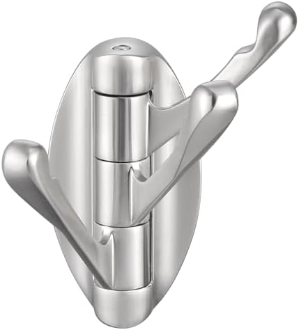 Angle Simple Bathroom Towel Hook, Metal Foldable Swivel Hook, Rob...