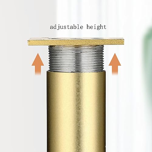 Patas de sofá regulables de aluminio para nivelar armarios y muebles 5