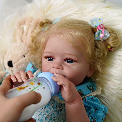 Babeside Reborn Baby Dolls - 18 Inches Realistic-Newborn Baby Dolls Sleeping Baby Smiling Real Life Baby Girl Reborn Toddler For Kids #TOP1
