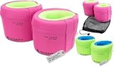 DynamicNord - Premium Schwimmhilfe für Kinder - Designed in Germany - Gr. S = 15-19kg (Alter ca. 2-3 Jahre) / Gr. M = 19-30kg (Alter ca. 3-6 Jahre) (Pink/Grün, Gr. M = 19-30kg (Alter ca. 3-6 Jahre))