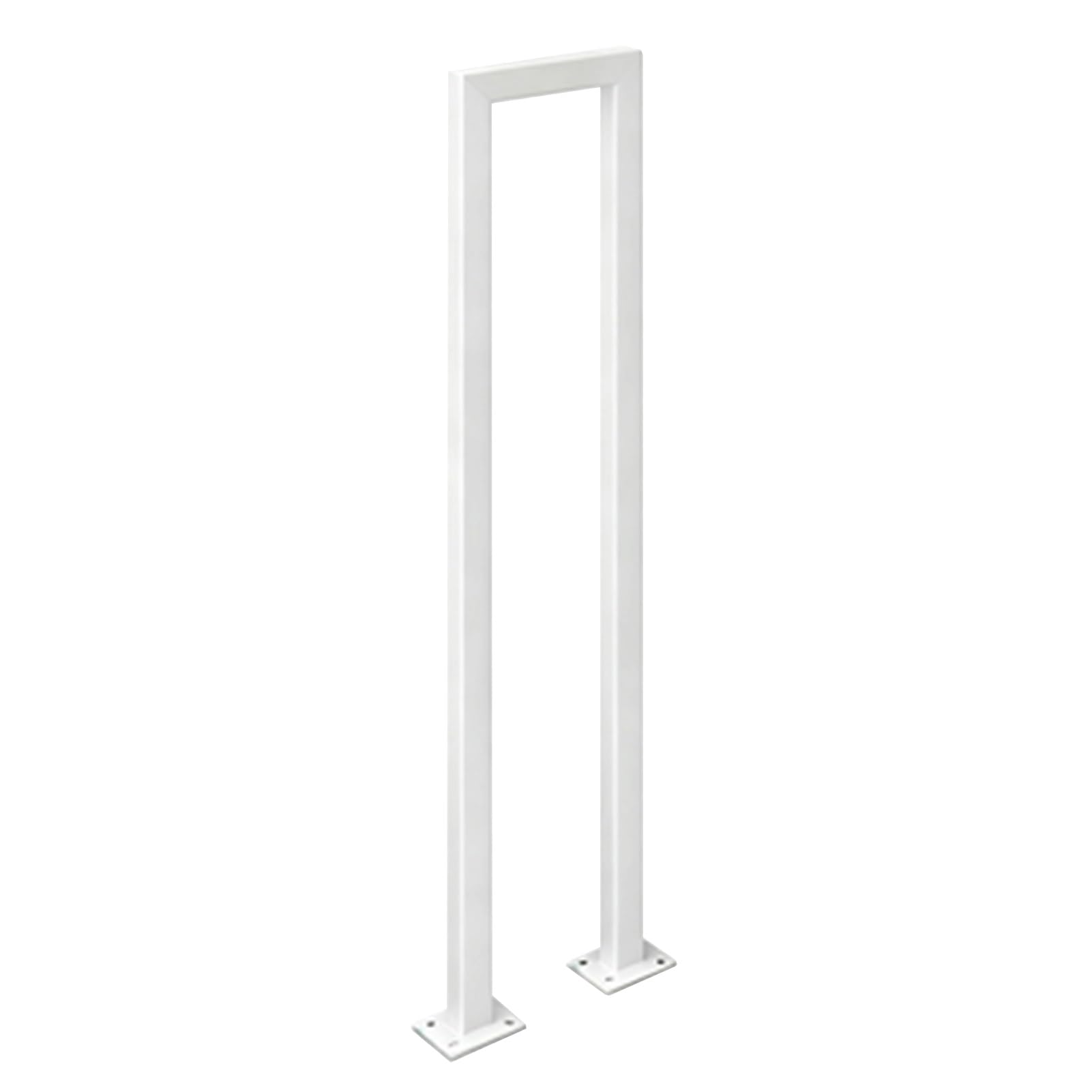 Garde-corps de mezzanine en fer forgé, rallonge de main courante blanche luxe