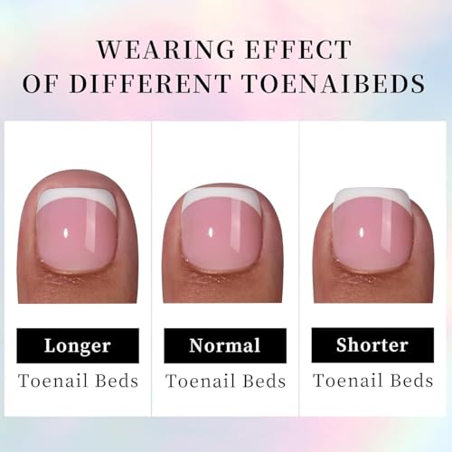 Image of 9 Color Press On Nails Fake Nail 216 Pcs, French tip press-on nails, Press on Nail, Artificial Nail Extensions Combo in Multicoloured, Full Cover Glossy Nude False Acrylic Nails for Women Girls (08, 216 count (Pack of 1))