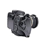 Micnova MQ-GS2 Genuine Leather Grip & Wrist Strap Combo for DSLR Cameras (Tripod Mount Attachment) {