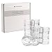 Navaris Set de 8 topes para Manilla de Puerta de PVC -...